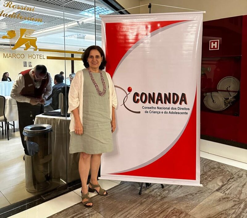 Maria Lúcia Gaspar Garcia, representante do NECA no Conanda.